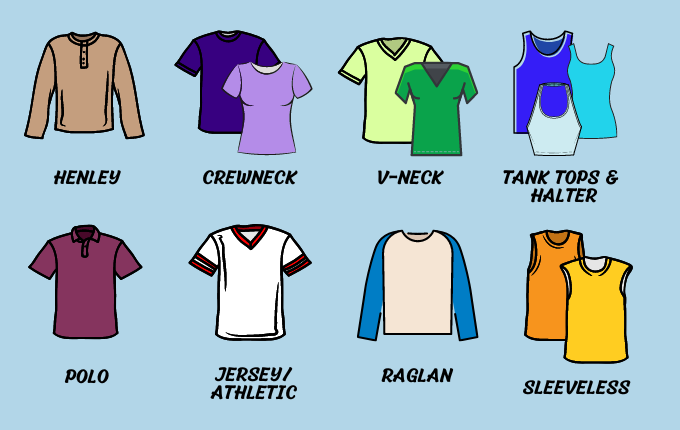 The Ultimate Guide to Different Types of T-Shirts
